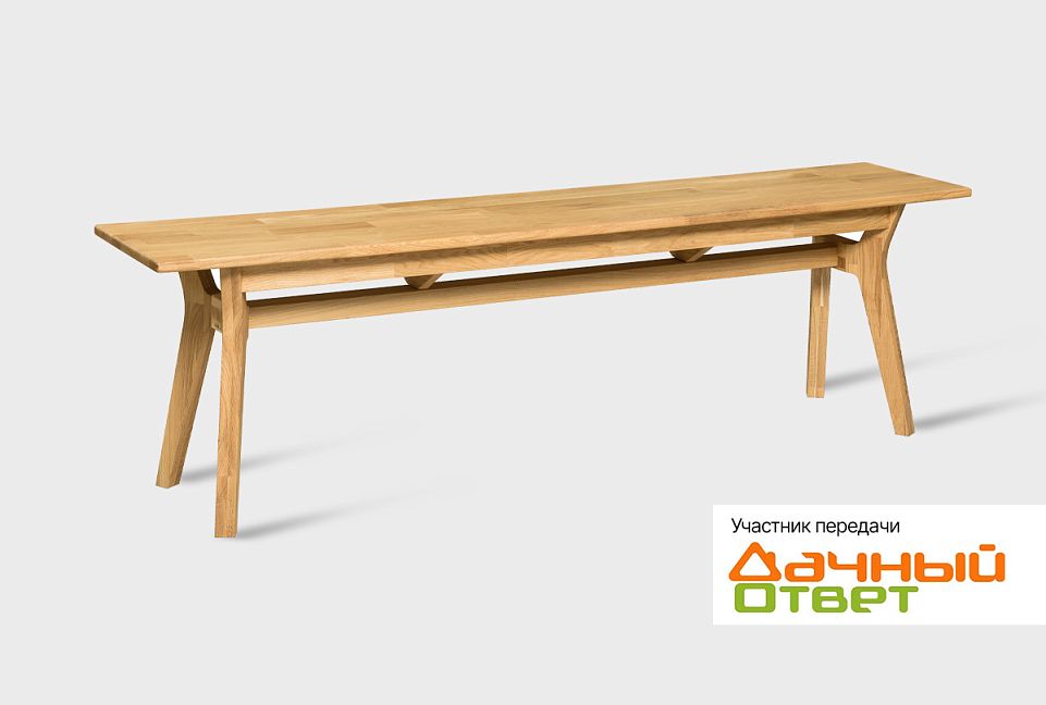 Скамья "Мидгард"; дуб натуральный