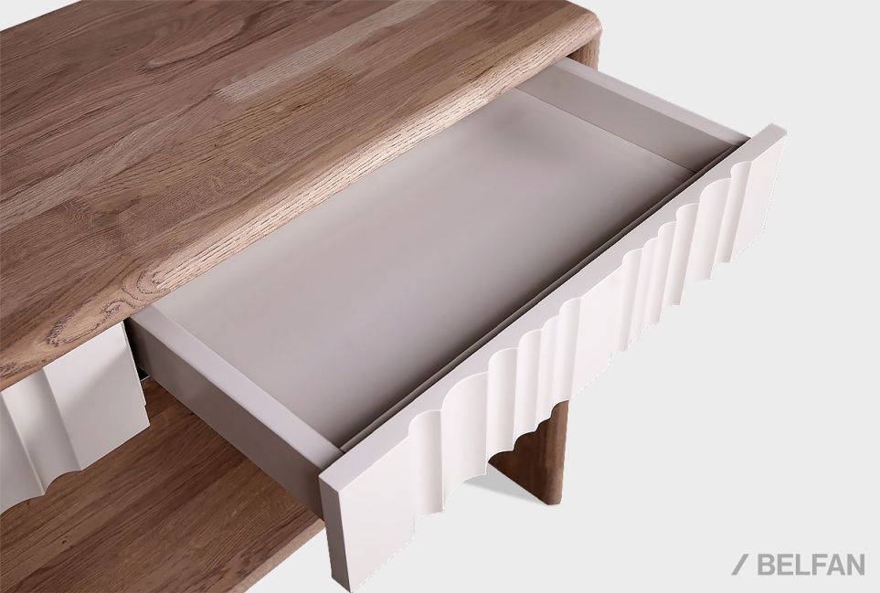 Стол-консоль "Меридиан" массив дуба, МДФ 6