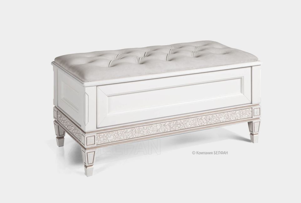 Сундук "Сиена"; шампань; Tiffany 01 Cream