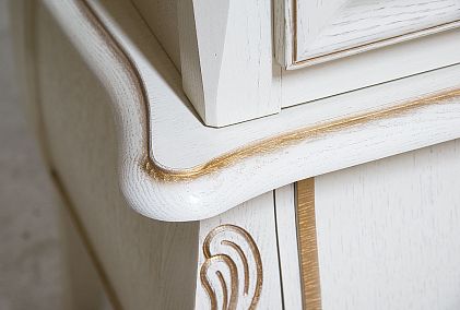 Шкаф с витриной 1-но дв. "Трио" (правый)