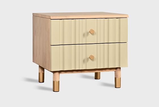 Тумба прикроватная "Меридиан" массив дуба, МДФ 7