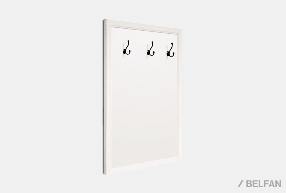 Вешалка настенная для прихожей "Лика" массив и шпон дуба 1