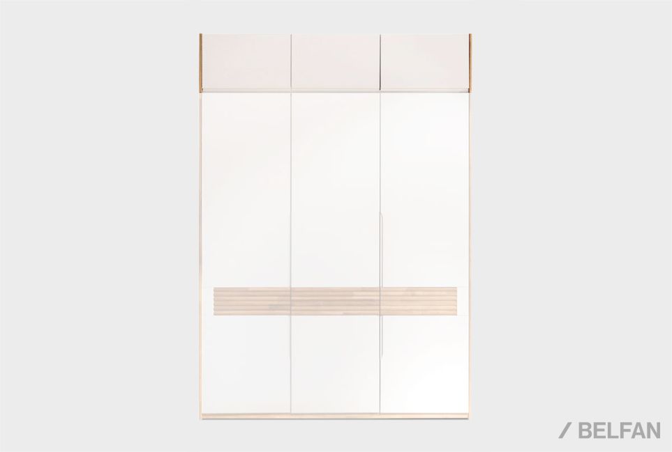 Дополнительная секция для шкафа 3-х дв. "Уоллстрит" массив дуба, МДФ 5