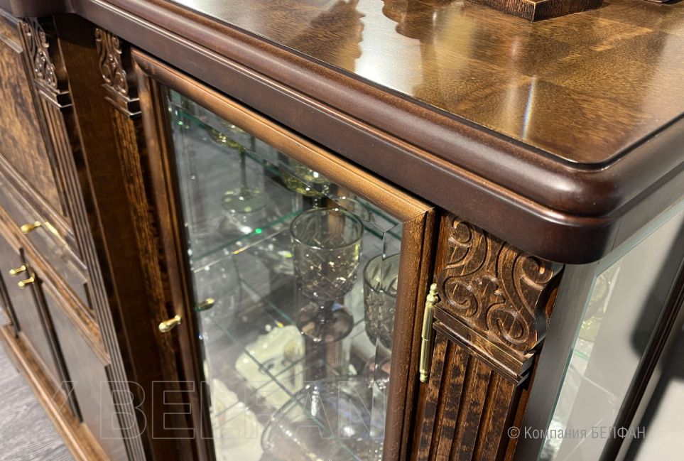 Тумба "Престиж" массив и шпон берёзы 3