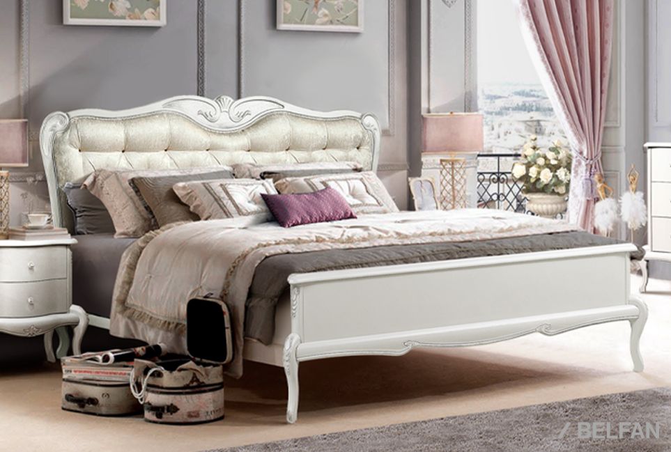 Кровать "Fleuron" (низкое изножье) массив и шпон дуба 5