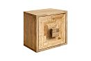 Модуль для стеллажей открытых 1-но дв. "Cube Design"; фасад "косынка"; бейц-масло