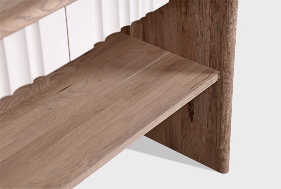 Стол-консоль "Меридиан" массив дуба, МДФ 3