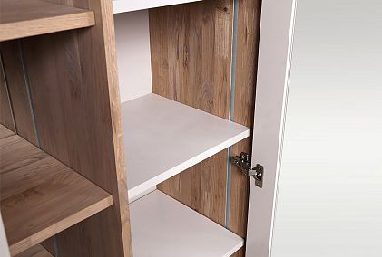 Витрина 2-х дверная "Меридиан" с нишей (комбинированная)