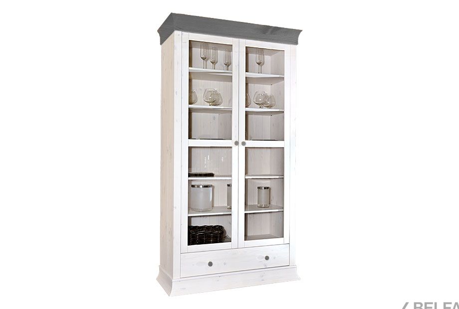 Шкаф "Бостон-21G" массив сосны 1