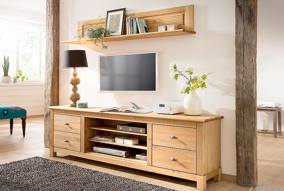 Тумба ТВ "Рауна" 200 массив сосны 4