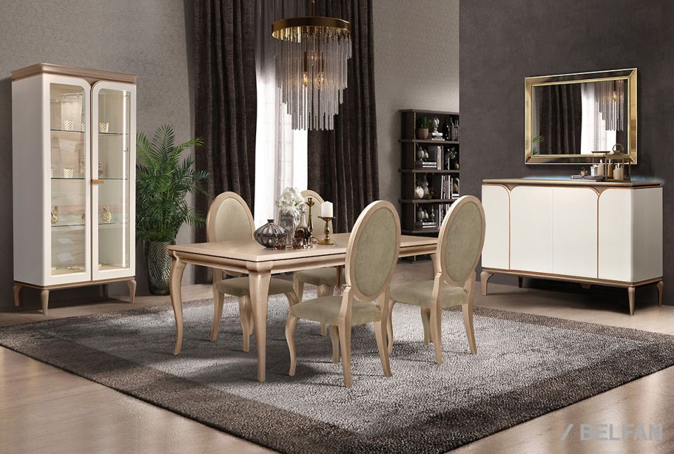 Стол обеденный "Алекса" раскладной массив и шпон дуба 3