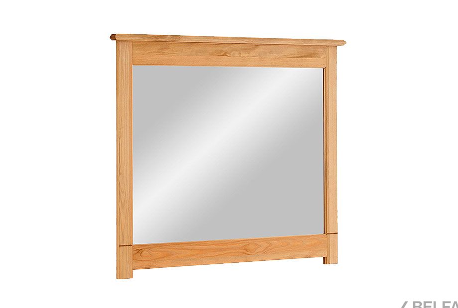 Зеркало навесное "Рауна" массив сосны 1