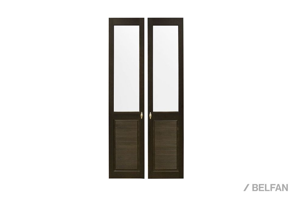 Комплект дверей к стеллажу "Рауна-20" массив сосны 1