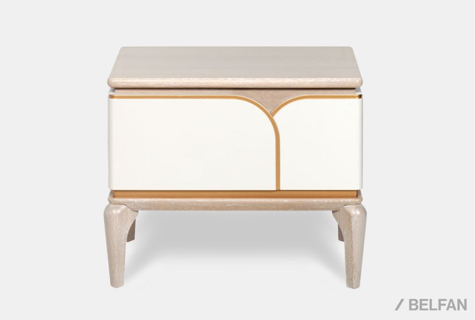 Тумба прикроватная "Алекса" массив и шпон дуба, МДФ 7