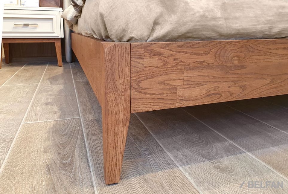 Кровать "Сакраменто" (мягкое изголовье) массив дуба 3