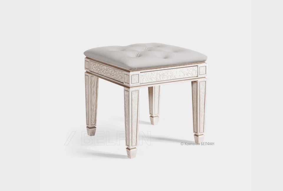 Банкетка "Сиена" (маленькая); шампань; Tiffany 01 Cream