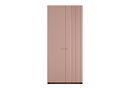 Шкаф для одежды 2-х дверный "Меридиан" (комбинированный); *А-017.201; к-шоколадный дуб, ф-дымчатая роза