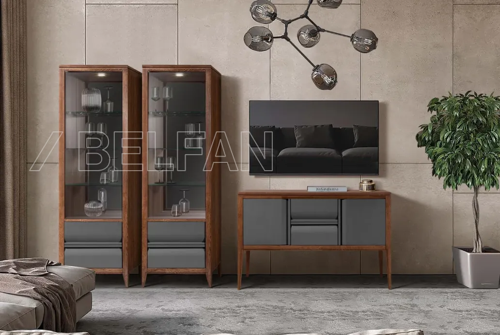 Гостиная «Dakota» #1 мадуро, серый оникс