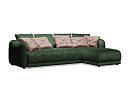 "Kassel" диван с оттоманкой; раскл.; 2ML6MR; Выкатной Roll-out (1350правый; Tiffany 38+Tiffany 03 (гр.Т6/МТХ)