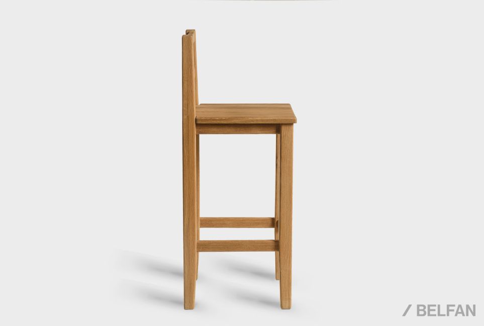 Стул барный "Берген" П массив дуба 7