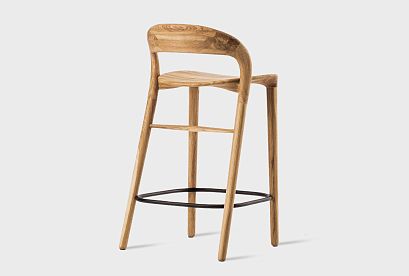 Стул "Лугано" полубарный; дуб натуральный