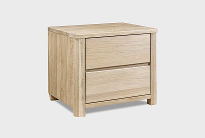 Тумба прикроватная "Норд"; белёный дуб