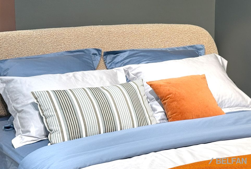 Кровать "Wallstreet" (мягкое изголовье высокое) массив дуба 5