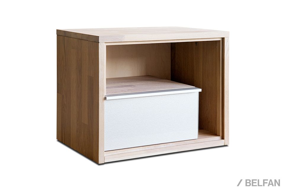 Тумба прикроватная "Manhattan" 2 (ящик слева) массив дуба 1