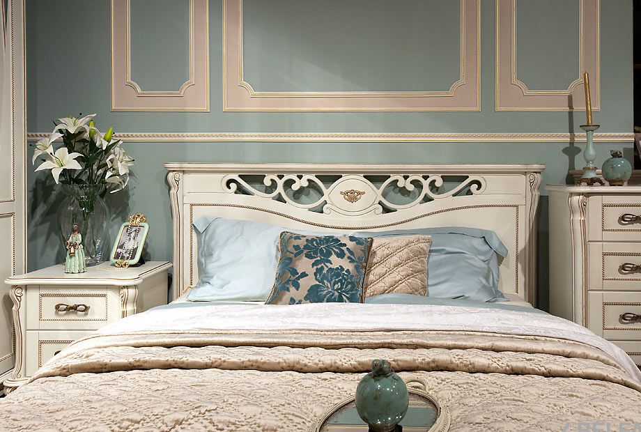 Кровать "Алези" (низкое изножье) массив и шпон дуба 4