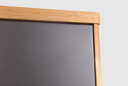 Шкаф навесной "Уоллстрит" (правый); *А-012.17; к-бейц-масло, ф-антрацит