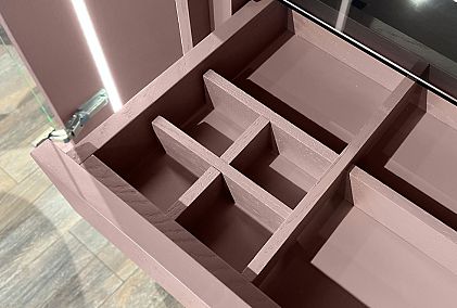 Тумба высокая "Сакраменто" (стекло)