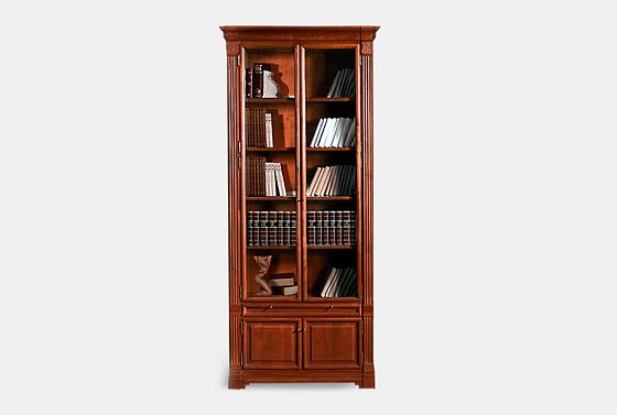 Шкаф комбинированный "Престиж" 33 массив и шпон берёзы 2