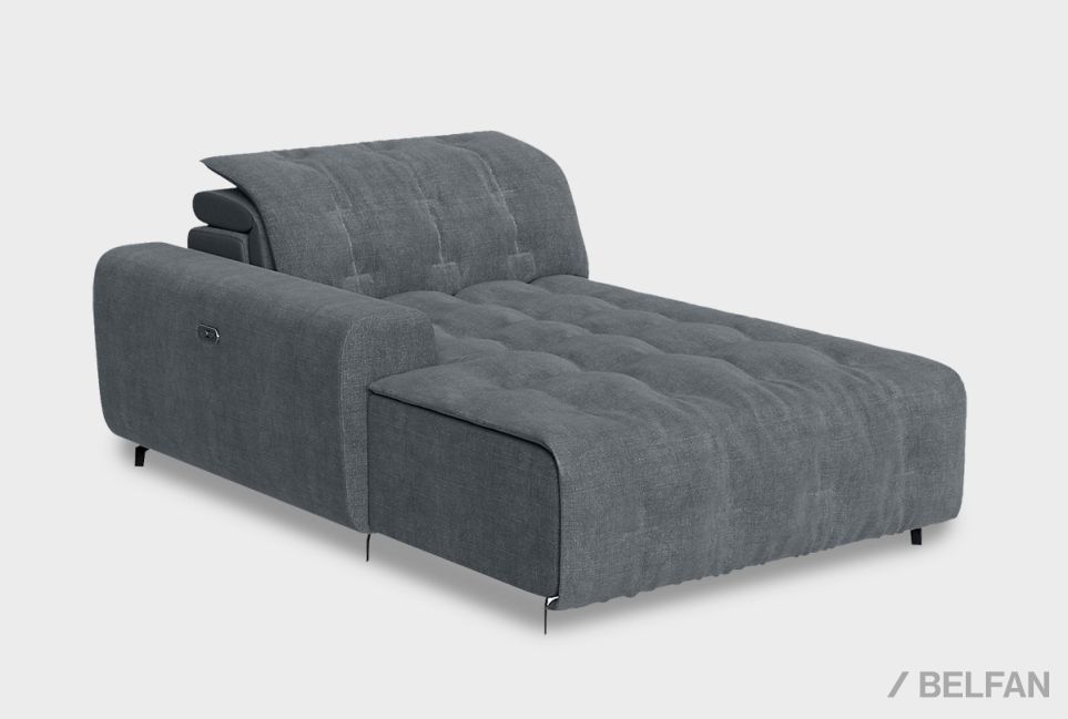 "Грей" секция оттоманка 1