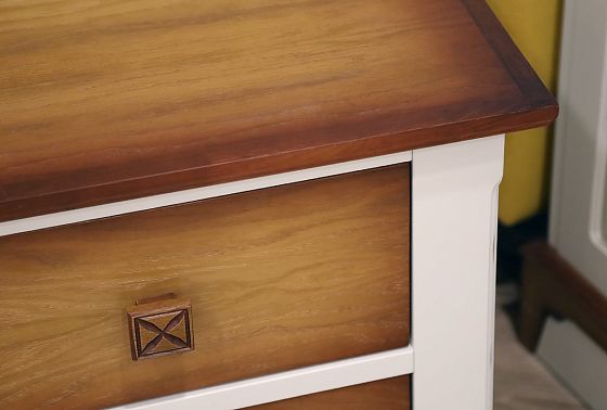 Тумба прикроватная "Brianson" массив и шпон дуба, МДФ 6