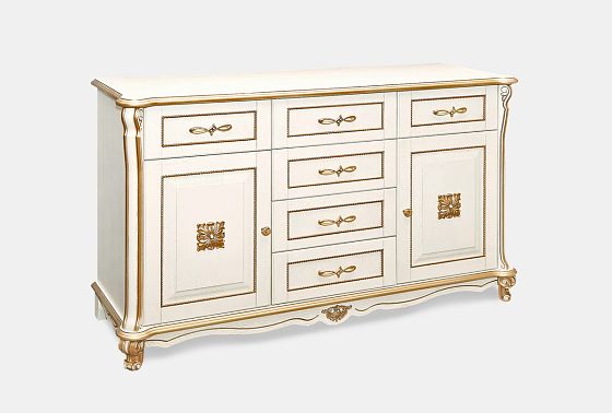 Тумба "Алези 3 Люкс" массив и шпон дуба 3