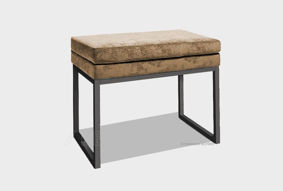 Банкетка "Art Collection" металл (маленькая); черный; Velutto 07