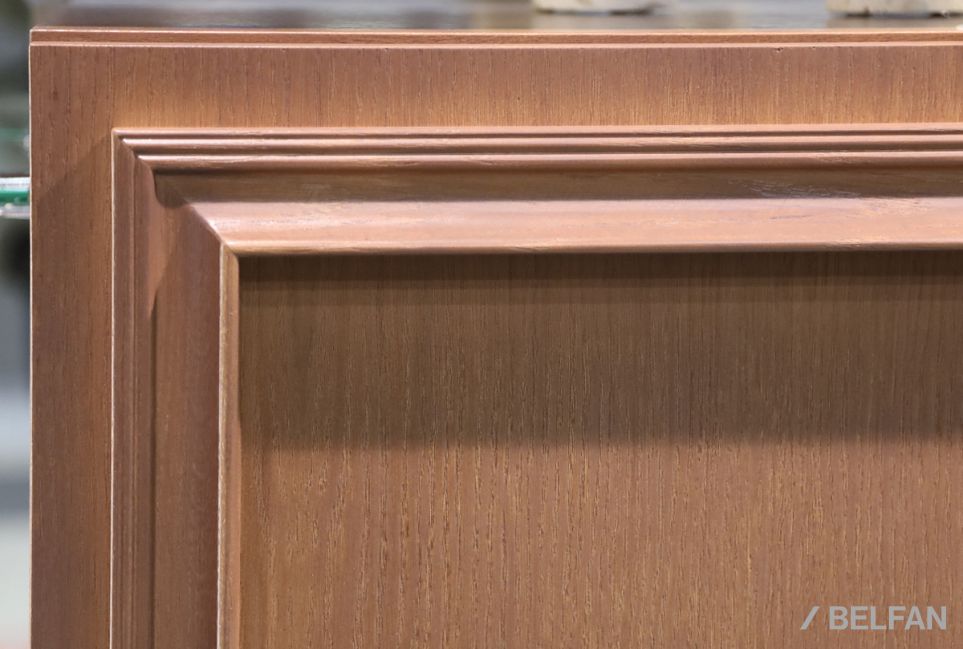 Витрина 1-но дв. "Сакраменто" (левая) массив и шпон дуба, МДФ 3