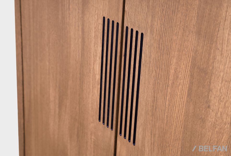 Тумба высокая "Бергамо" массив дуба 4