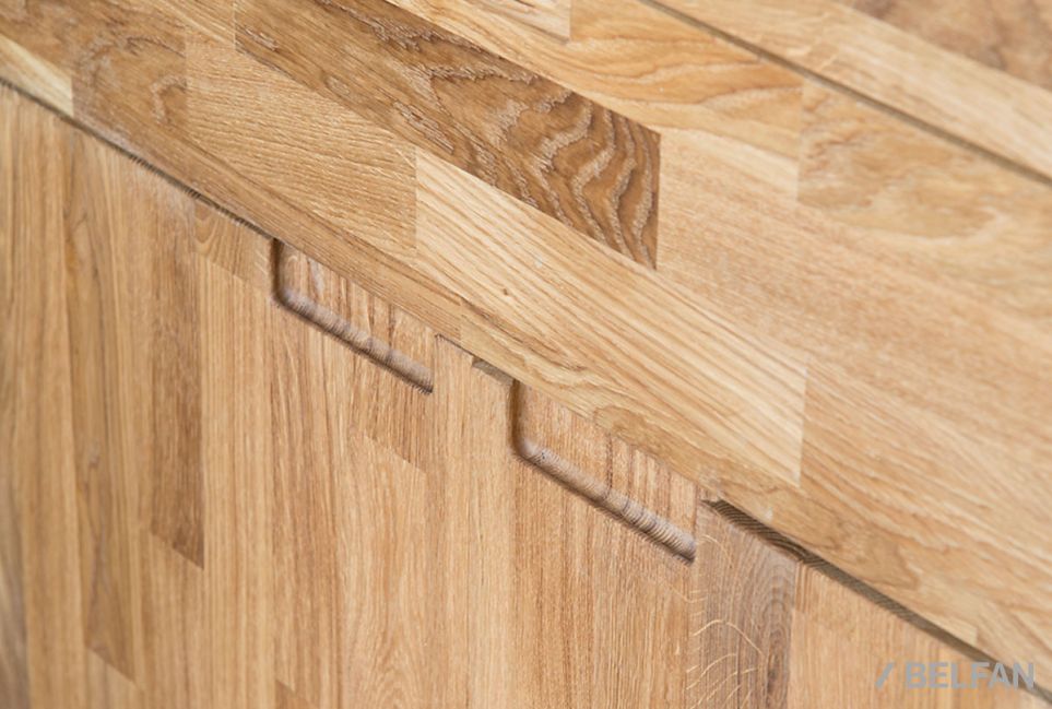 Тумба "Ирвинг" 2 высокая массив дуба 7