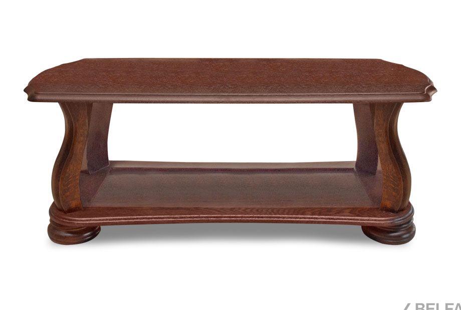 Стол журнальный "Амадей" (прямоугольный) массив дуба 1