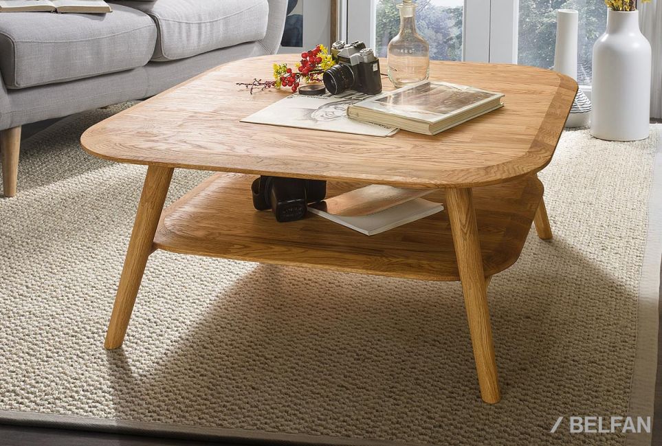 Стол журнальный "Art Collection" массив дуба 3