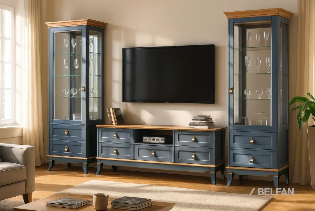 Гостиная «Стюарт» #3 марено, натуральный дуб