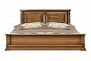 Кровать "Верди Люкс" (низкое изножье); с основанием, без матраса; (1600x2000); черешня