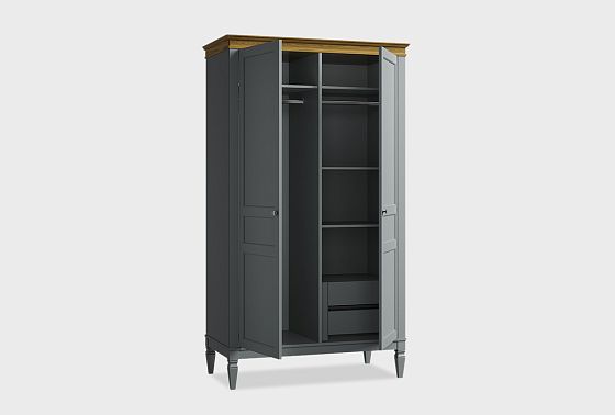 Шкаф для одежды 2-х дверный "Ольса-С" 20 массив сосны 7