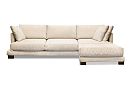 "Леформ" диван 3-х местный с пуфом; нераскл.; 2L1R+18; правый; начальная группа ткани