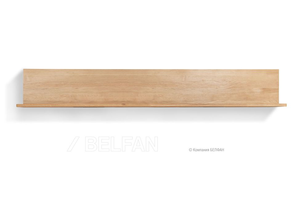 Полка настенная "Etna" 180; без декора; дуб натуральный