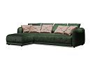 "Kassel" диван с оттоманкой; раскл.; 6ML2MR; Выкатной Roll-out (1350левый; Tiffany 38+Tiffany 03 (гр.Т6/МТХ)