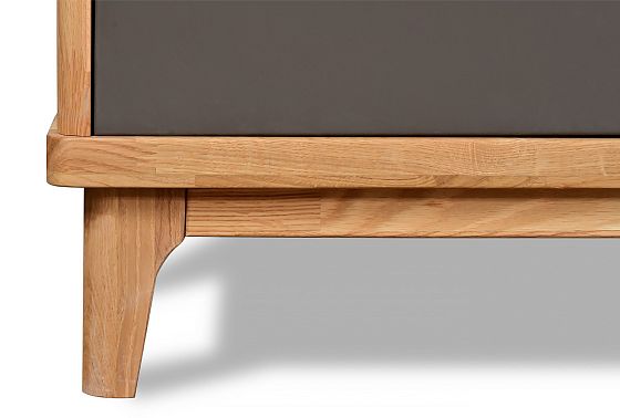 Тумба "Уоллстрит" 3 массив дуба, МДФ 6