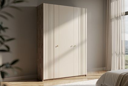 Шкаф для одежды 3-х дверный "Меридиан" (комбинированный)