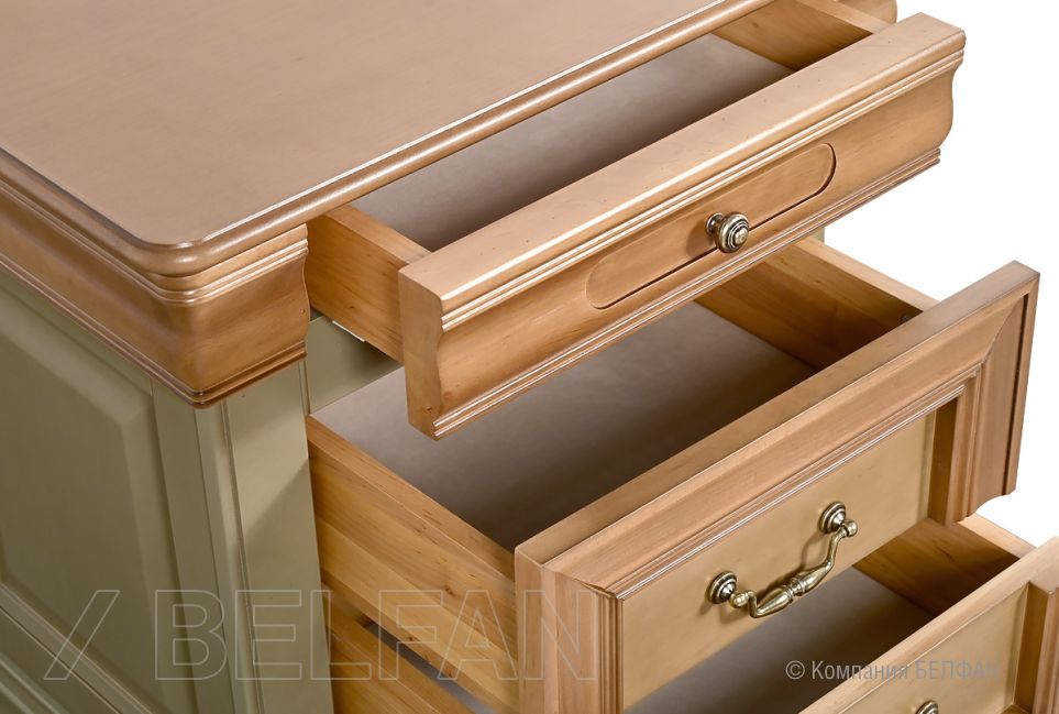 Тумба прикроватная "Оливия" массив и шпон ольхи 2